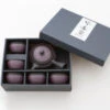 Teeservice Kurohira Murasakisujime, 6-teilig -Japanisches Geschirr Store teeservice kurohira murasakisujime 6 telig