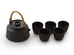 Teeservice T.Kato, Schwarz, 6-teilig -Japanisches Geschirr Store teeservice t kato schwarz 6 teilig 1