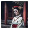 Wandbild Geisha #2, Farbig, 1:1 1 Wandbild Geisha #2, Farbig, 1:1 -Japanisches Geschirr Store wandbild geisha 2 farbig 1 1 17