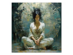 Wandbild Zazen #2, Japanische Meditation, Farbig, 1:1 7 Wandbild Zazen #2, Japanische Meditation, Farbig, 1:1 -Japanisches Geschirr Store wandbild zazen 2 japanische meditation farbig 1 1 17 1