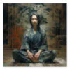 Wandbild Zazen #3, Japanische Meditation, Farbig, 1:1 2 Wandbild Zazen #3, Japanische Meditation, Farbig, 1:1 -Japanisches Geschirr Store wandbild zazen 3 japanische meditation farbig 1 1 17